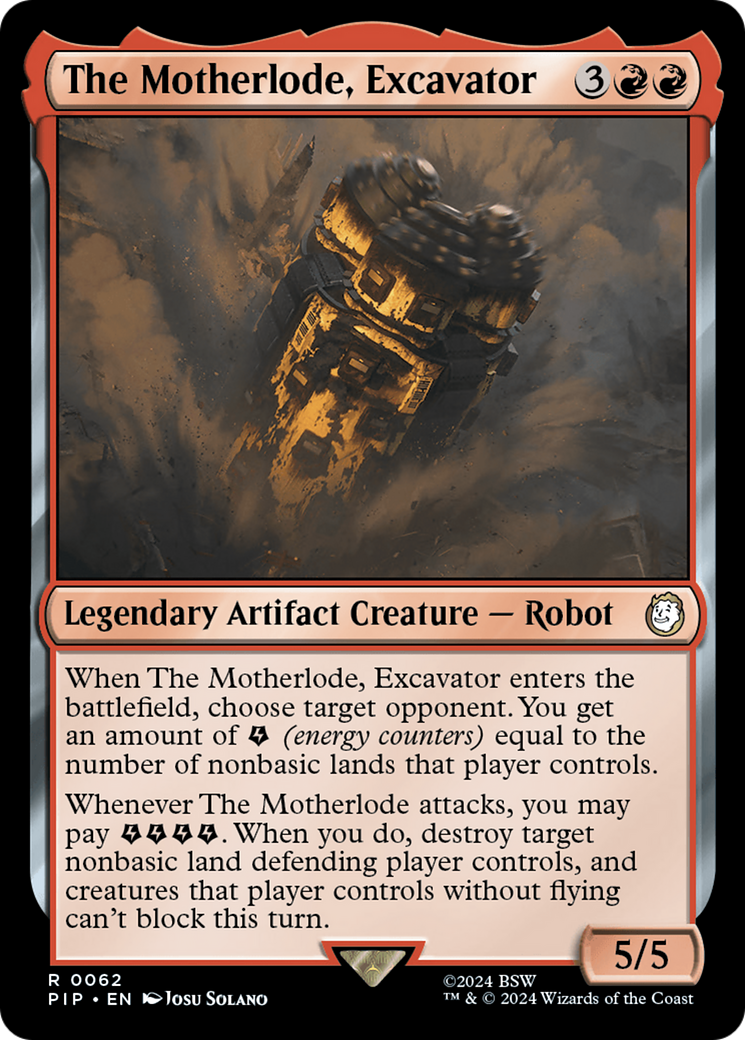 The Motherlode, Excavator⁣ - Universes Beyond: Fallout⁣ (Rare)⁣ [62]