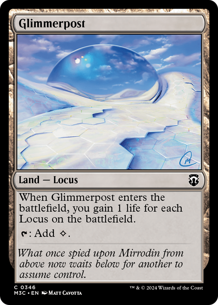 Glimmerpost⁣ - Commander: Modern Horizons 3⁣ (Common)⁣ [346]