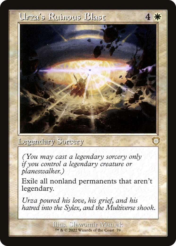 Urza's Ruinous Blast⁣ - Commander: The Brothers' War⁣ (Rare)⁣ [79]