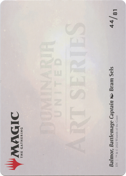 Balmor, Battlemage Captain // Balmor, Battlemage Captain (ADMU-044) - Dominaria United Art Series (Borderless) Foil