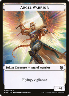 Angel Warrior (TKHM-002) - Kaldheim Tokens