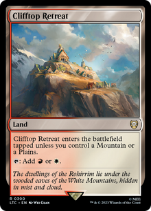 Clifftop Retreat⁣ - Commander: The Lord of the Rings: Tales of Middle-earth⁣ (Rare)⁣ [300]