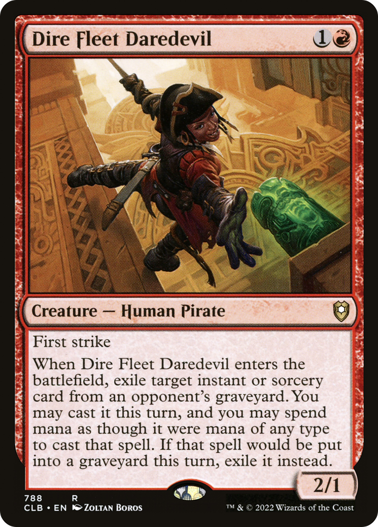 Dire Fleet Daredevil⁣ - Commander Legends: Battle for Baldur's Gate: Extras⁣ (Rare)⁣ [788]