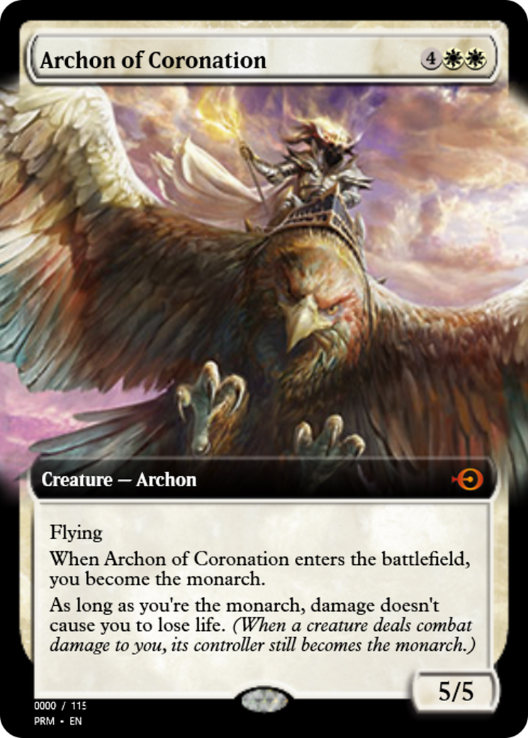 Archon of Coronation (PRM-86002) - Magic Online Promos Foil