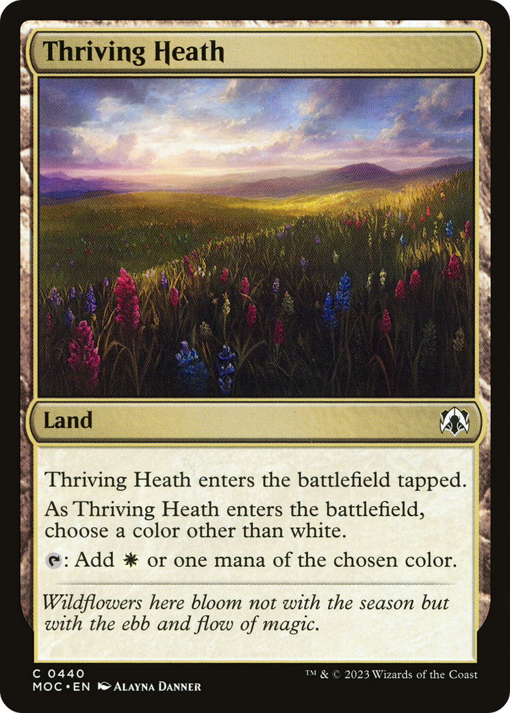 Thriving Heath⁣ - Commander: March of the Machine⁣ (Common)⁣ [440]