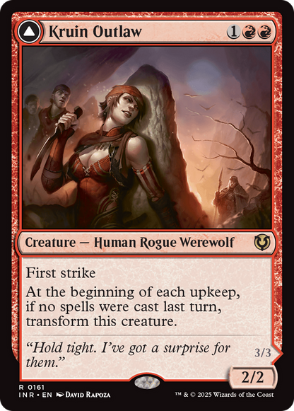 Kruin Outlaw // Terror of Kruin Pass (INR-161) - Innistrad Remastered