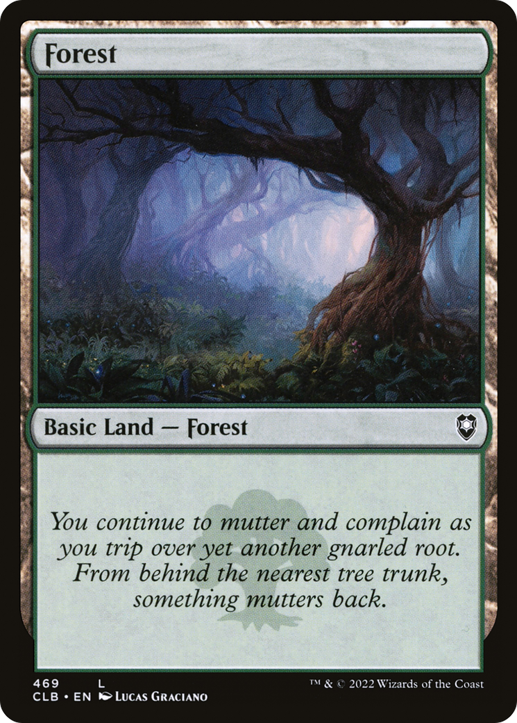 Forest (V.3)⁣ - Commander Legends: Battle for Baldur's Gate: Extras⁣ (Land)⁣ [469]