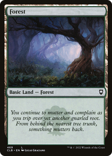 Forest (V.3)⁣ - Commander Legends: Battle for Baldur's Gate: Extras⁣ (Land)⁣ [469]