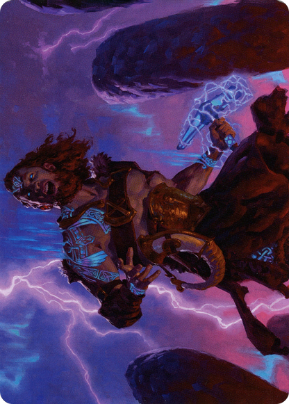 Toralf, God of Fury // Toralf, God of Fury (AKHM-039) - Kaldheim Art Series (Borderless) Foil