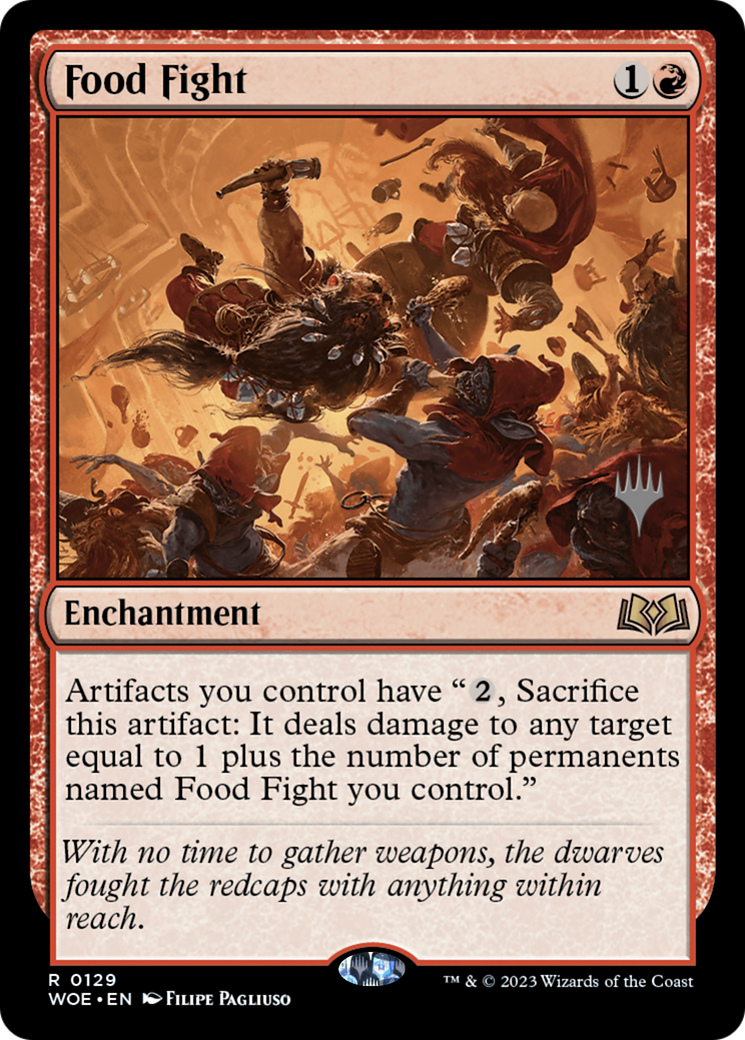 Food Fight (PPWOE-129P) - Wilds of Eldraine Promos Foil