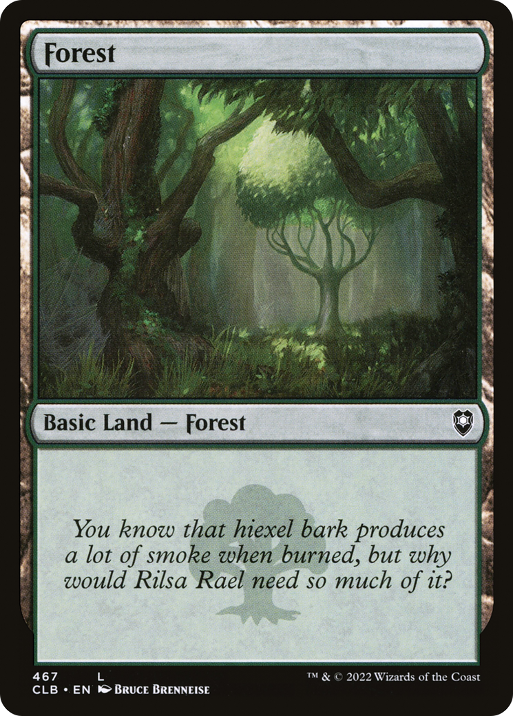 Forest (V.1)⁣ - Commander Legends: Battle for Baldur's Gate: Extras⁣ (Land)⁣ [467]