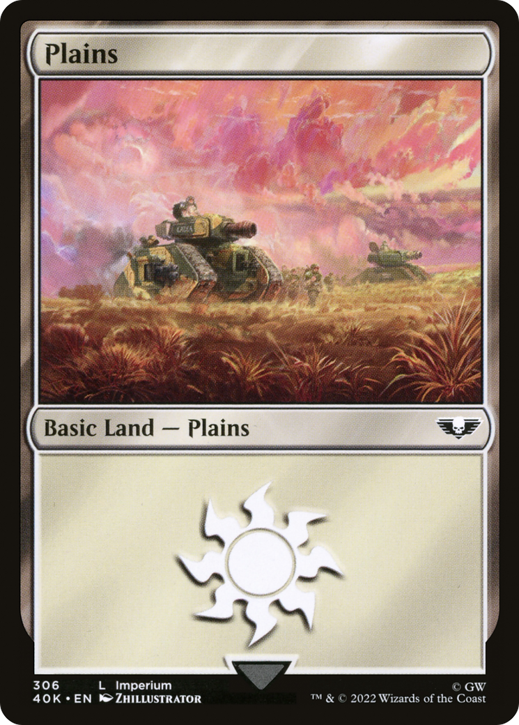 Plains⁣ - Universes Beyond: Warhammer 40,000⁣ (Common)⁣ [306]