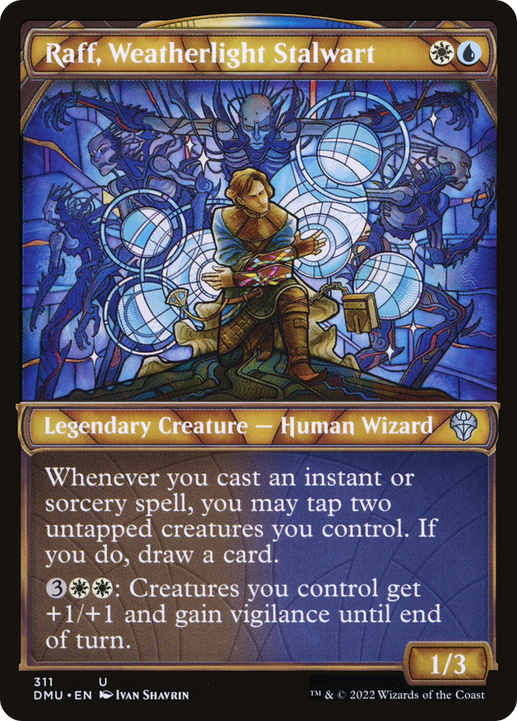 Raff, Weatherlight Stalwart (V.1)⁣ - Dominaria United: Extras⁣ (Uncommon)⁣ [311]