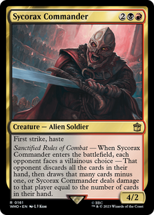 Sycorax Commander⁣ - Universes Beyond: Doctor Who⁣ (Rare)⁣ [161]
