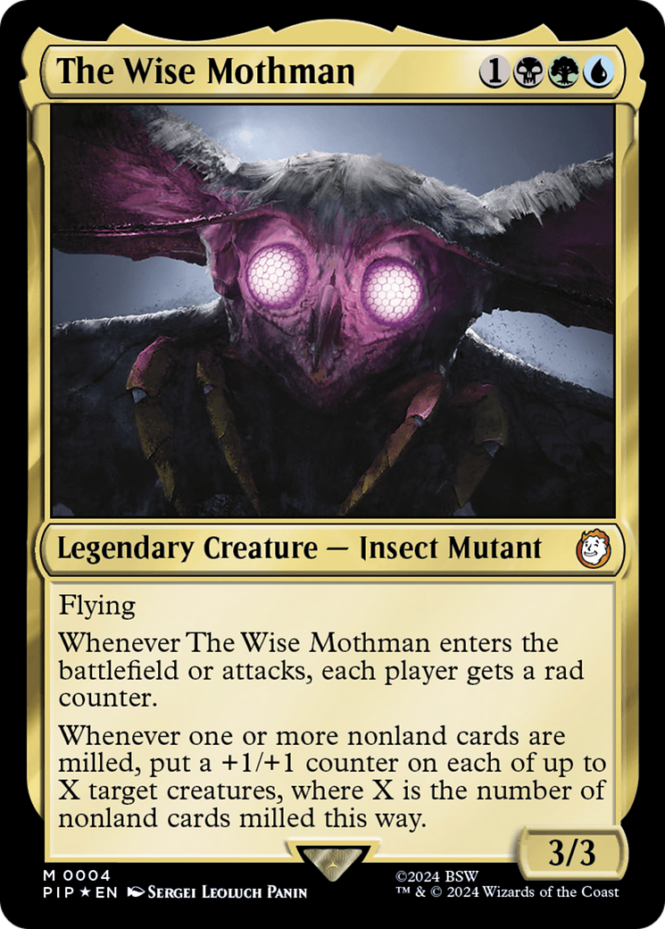 The Wise Mothman⁣ - Universes Beyond: Fallout⁣ (Mythic)⁣ [4]