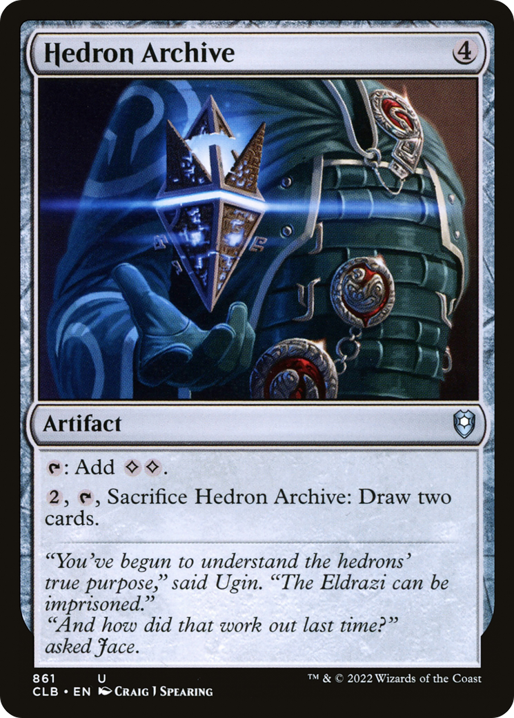 Hedron Archive⁣ - Commander Legends: Battle for Baldur's Gate: Extras⁣ (Uncommon)⁣ [861]