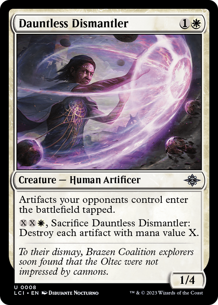 Dauntless Dismantler (LCI-008) - The Lost Caverns of Ixalan Foil