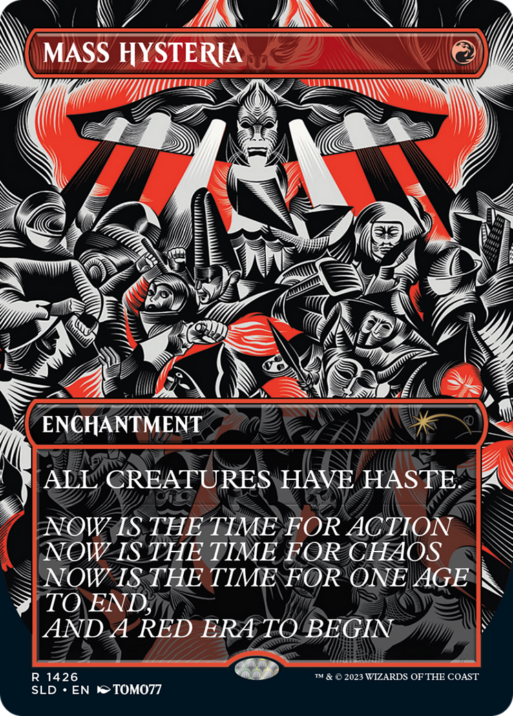 Mass Hysteria (SLD-1426) - Secret Lair Drop (Borderless)