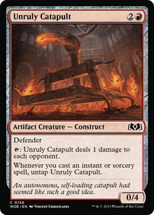 Unruly Catapult (WOE-156) - Wilds of Eldraine
