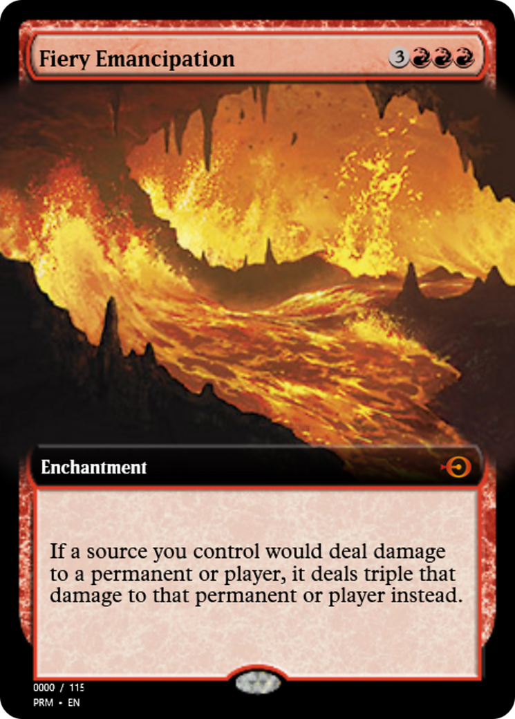 Fiery Emancipation (PRM-82002) - Magic Online Promos