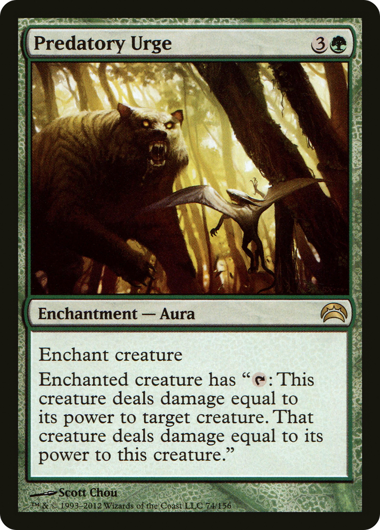 Predatory Urge (PC2-074) - Planechase 2012 Foil