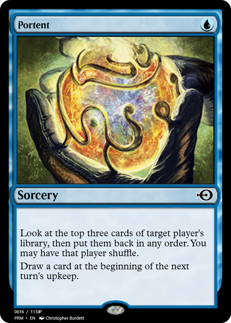 Portent (PRM-88232) - Magic Online Promos Foil