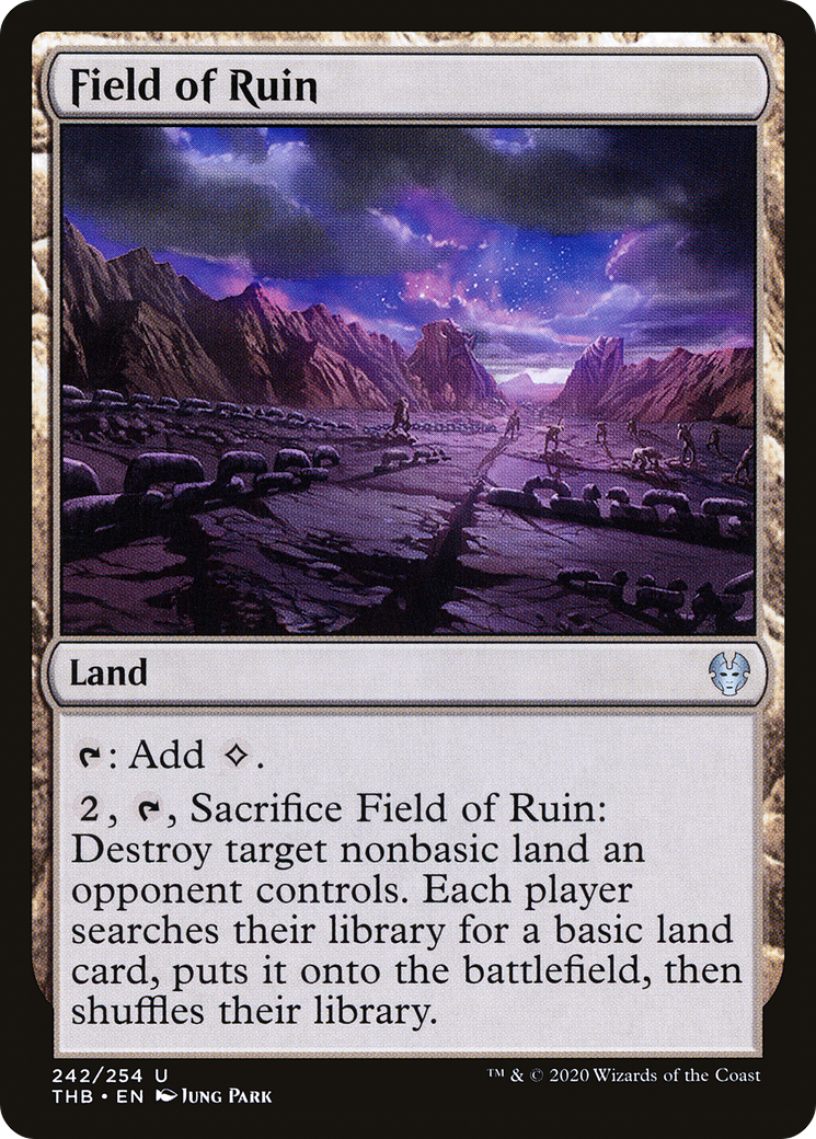 Field of Ruin⁣ - Theros Beyond Death⁣ (Uncommon)⁣ [242]