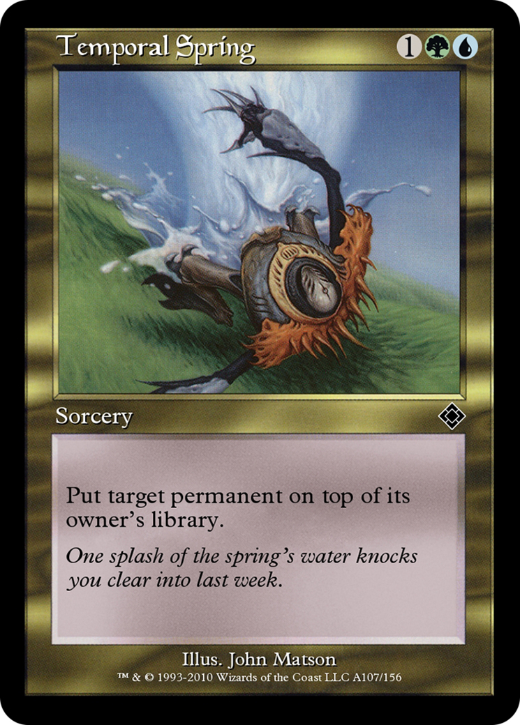 Temporal Spring (TD0-A107) - Magic Online Theme Decks