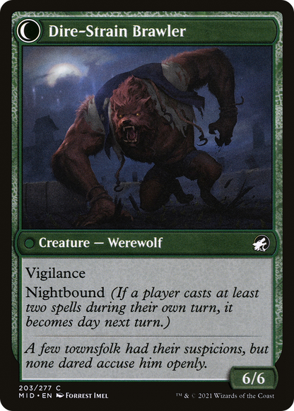 Tireless Hauler (MID-203) - Innistrad: Midnight Hunt: (Double Faced Transform) Foil