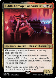 Judith, Carnage Connoisseur (MKM-210) - Murders at Karlov Manor Foil