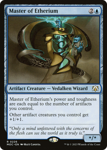Master of Etherium⁣ - Commander: March of the Machine⁣ (Rare)⁣ [226]