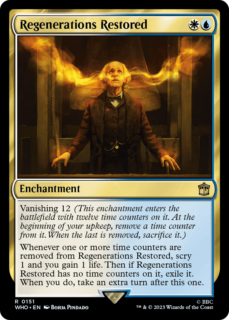 Regenerations Restored⁣ - Universes Beyond: Doctor Who⁣ (Rare)⁣ [151]