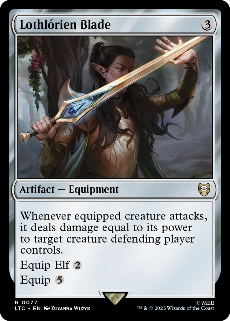 Lothlórien Blade⁣ - Commander: The Lord of the Rings: Tales of Middle-earth⁣ (Rare)⁣ [77]