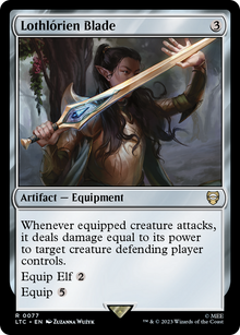 Lothlórien Blade⁣ - Commander: The Lord of the Rings: Tales of Middle-earth⁣ (Rare)⁣ [77]