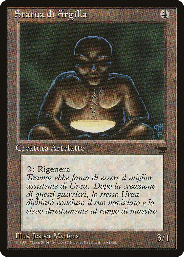 Clay Statue (Italian) - "Statua di Argilla" (REN-109) - Rinascimento