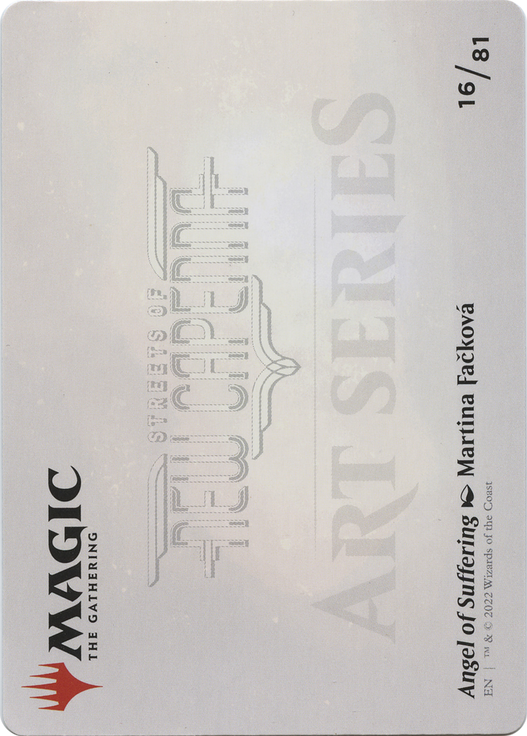 Angel of Suffering // Angel of Suffering (ASNC-016) - New Capenna Art Series (Borderless)