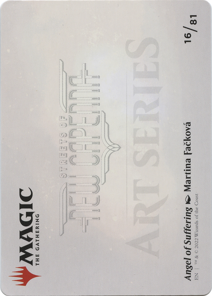 Angel of Suffering // Angel of Suffering (ASNC-016) - New Capenna Art Series (Borderless)