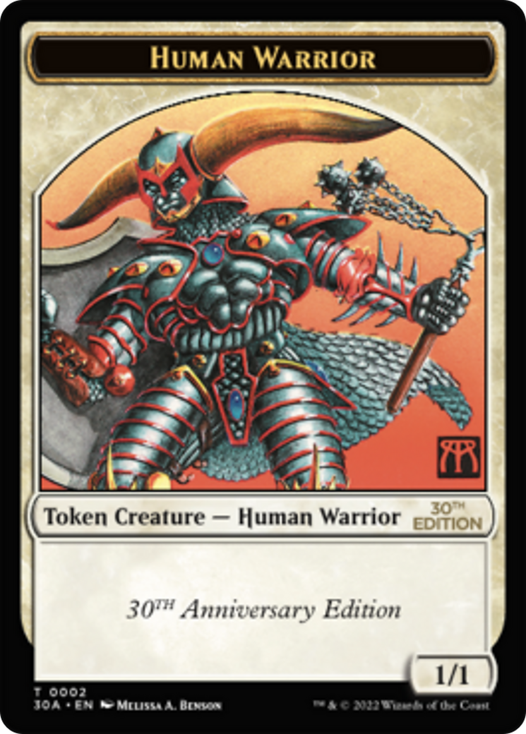 Human Warrior (30A-002) - 30th Anniversary Tokens