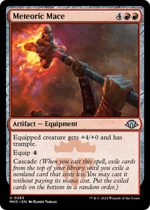 Meteoric Mace⁣ - Modern Horizons 3⁣ (Uncommon)⁣ [283]