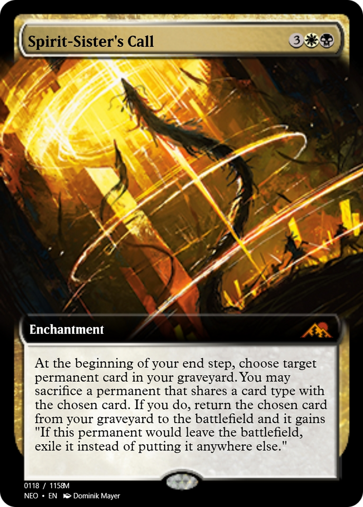 Spirit-Sister's Call (PRM-98099) - Magic Online Promos