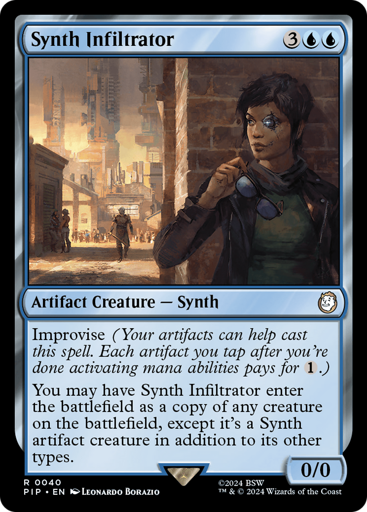 Synth Infiltrator⁣ - Universes Beyond: Fallout⁣ (Rare)⁣ [40]
