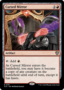 Cursed Mirror⁣ - Commander: Outlaws of Thunder Junction⁣ (Rare)⁣ [161]