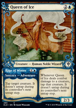 Queen of Ice // Rage of Winter⁣ - Throne of Eldraine: Extras⁣ (Common)⁣ [285]