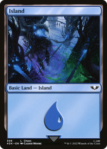 Island (V.1)⁣ - Universes Beyond: Warhammer 40,000⁣ (Land)⁣ [308]