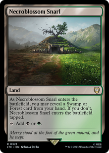 Necroblossom Snarl⁣ - Commander: The Lord of the Rings: Tales of Middle-earth⁣ (Rare)⁣ [321]