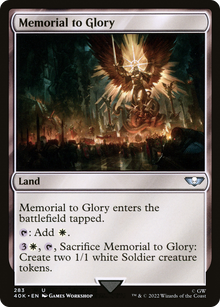 Memorial to Glory⁣ - Universes Beyond: Warhammer 40,000⁣ (Uncommon)⁣ [283]