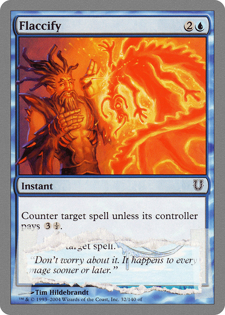 Flaccify (UNH-032) - Unhinged Foil