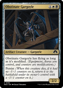 Obstinate Gargoyle⁣ - Modern Horizons 3⁣ (Common)⁣ [195]