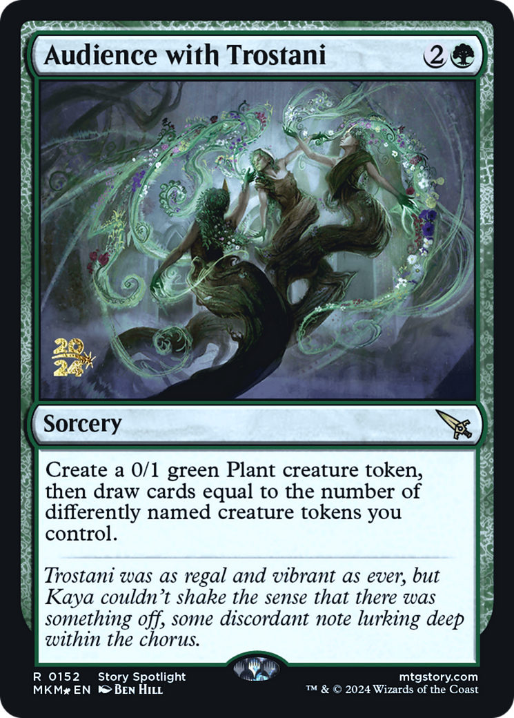 Audience with Trostani (PRE-152S) - Murders at Karlov Manor Promos Foil