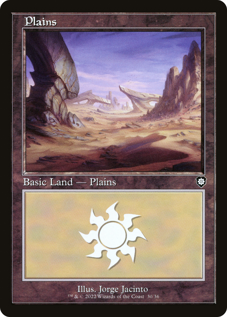 Plains (V.2)⁣ - Commander: The Brothers' War⁣ (Land)⁣ [30]